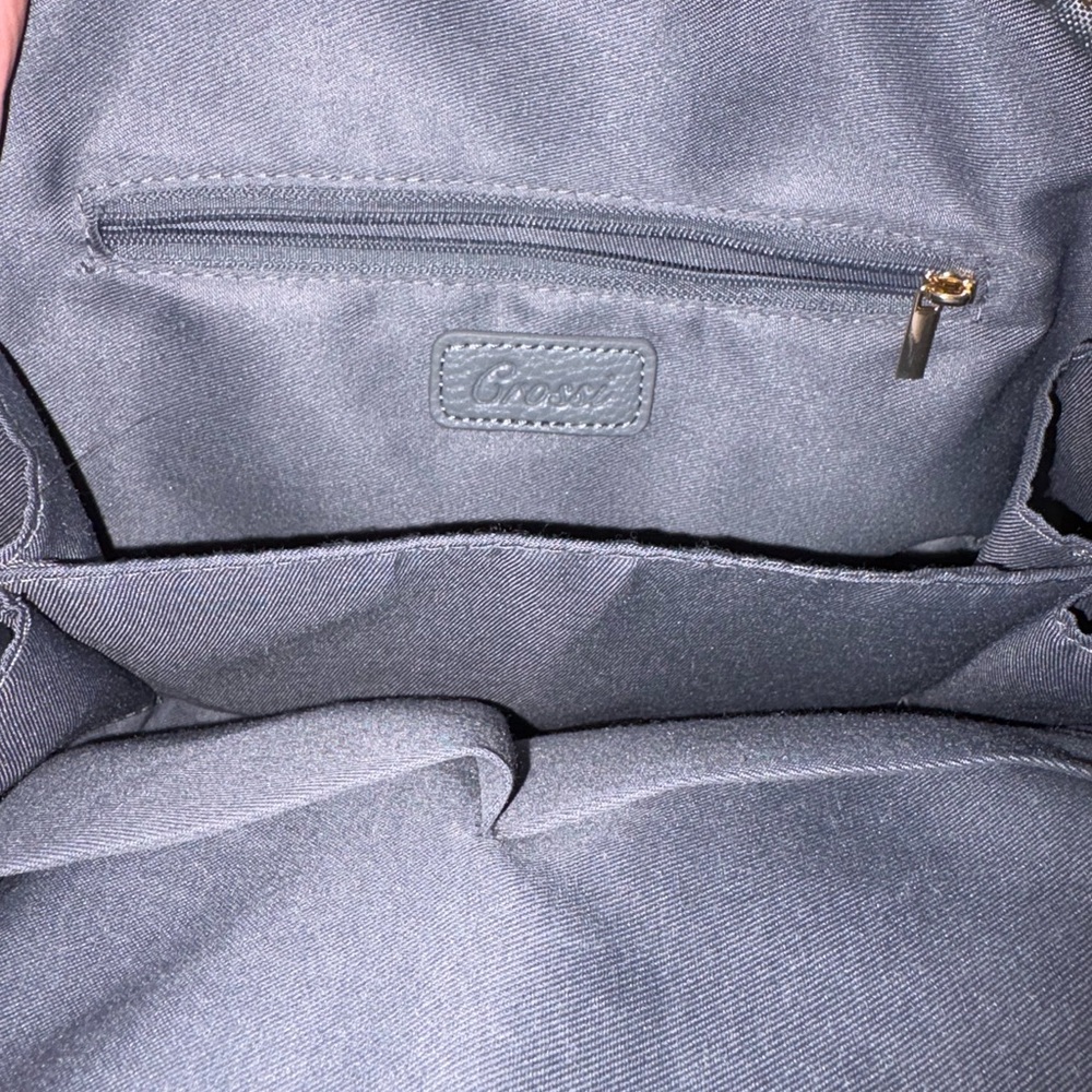 Elegant Blue Bow Shoulder Bag - Picture 2 of 4